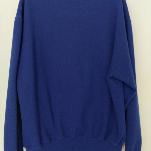 Champion Men's Deep Blue Crewneck Sweater - Picture 4 of 5